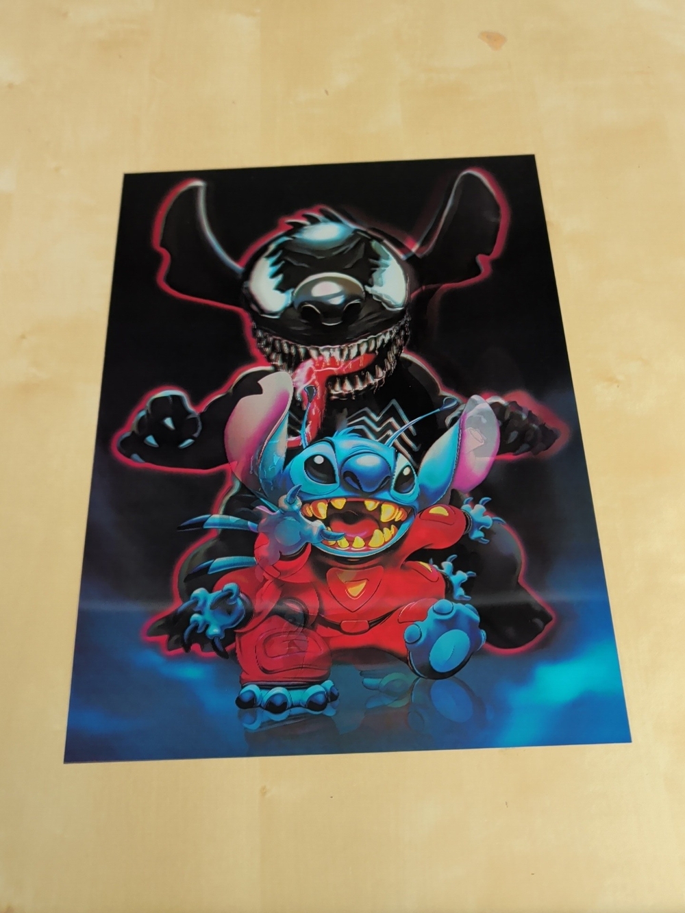 Lilo & Stitch Featuring Stitch Venom 3D Lenticular Poster NM